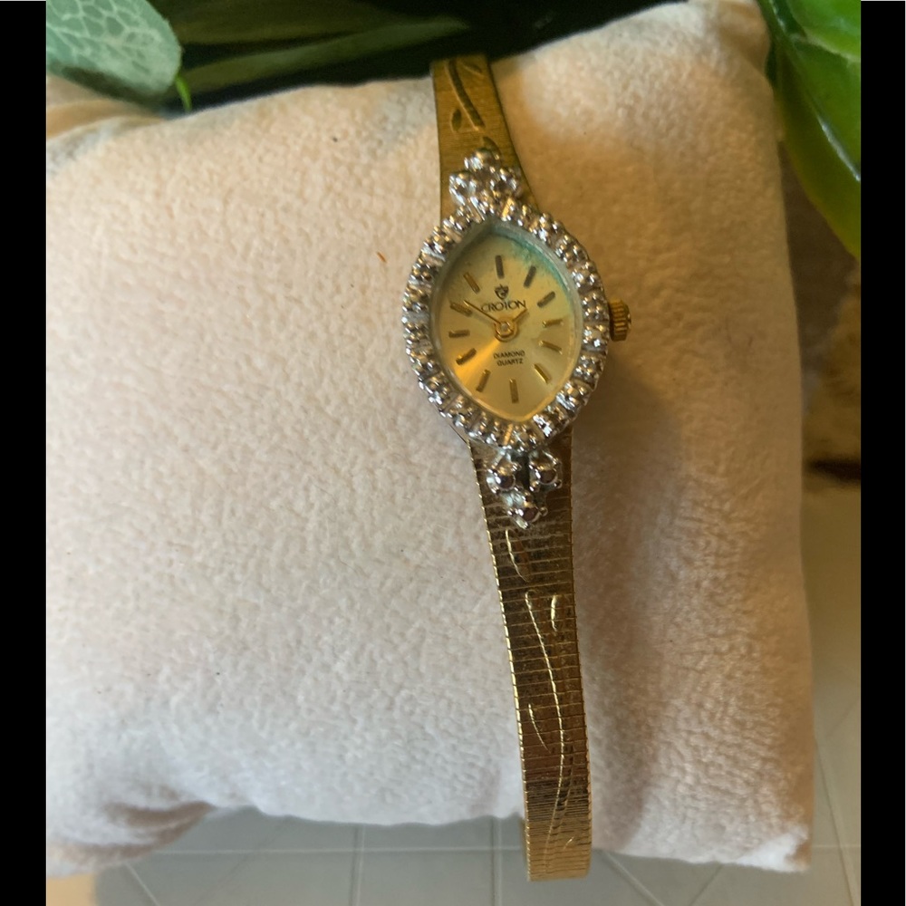 COPY - CROTON DIAMOND WATCH